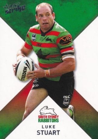 2011 NRL Strike Common Card - Base 156 Luke Stuart South Sydney Rabbitohs