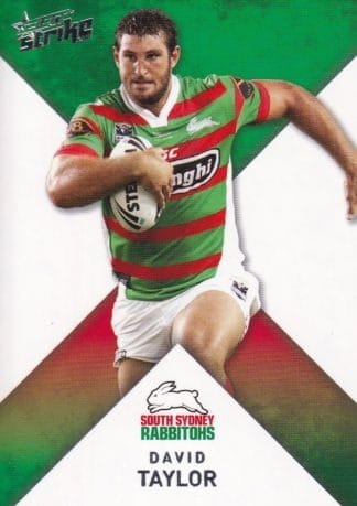 2011 NRL Strike Common Card - Base 158 David Taylor South Sydney Rabbitohs