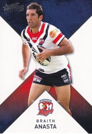 2011 NRL Strike Common Card - Base 162 Braith Anasta Sydney Roosters