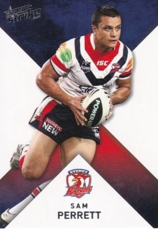2011 NRL Strike Common Card - Base 171 Sam Perrett Sydney Roosters