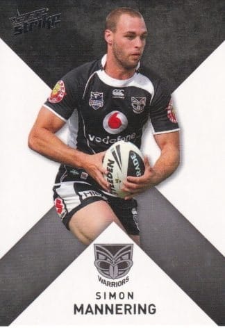 2011 NRL Strike Common Card - Base 174 Simon Mannering Warriors