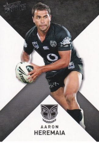 2011 NRL Strike Common Card - Base 177 Aaron Heremaia Warriors