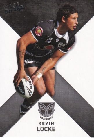 2011 NRL Strike Common Card - Base 180 Kevin Locke Warriors