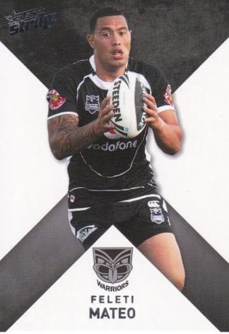 2011 NRL Strike Common Card - Base 182 Feleti Mateo Warriors