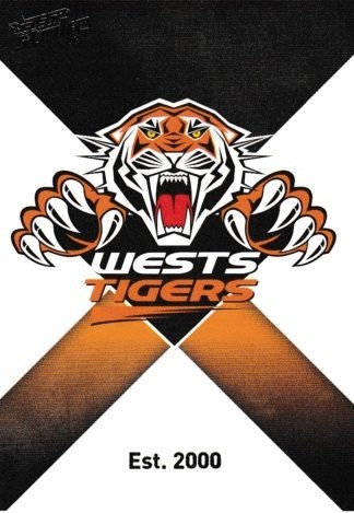 2011 NRL Strike Common Card - Base 185 Wests Tigers Logo