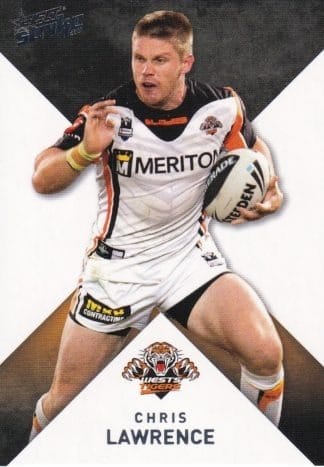 2011 NRL Strike Common Card - Base 190 Chris Lawrence Wests Tigers