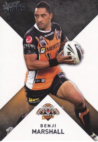 2011 NRL Strike Common Card - Base 193 Benji Marshall Wests Tigers
