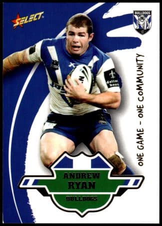 2011 NRL One Game Community Cards - OC1 Andrew Ryan Canterbury Bulldogs
