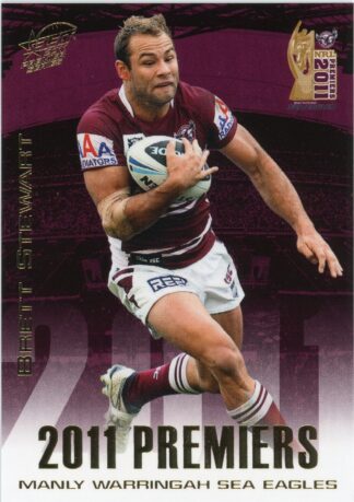 2011 NRL Premiers Set - PC02 Brett Stewart Manly Sea Eagles