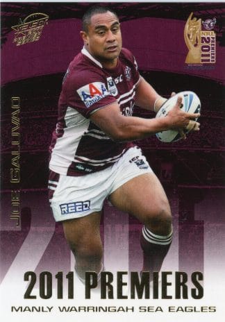 2011 NRL Premiers Set - PC09 Joe Galuvao Manly Sea Eagles