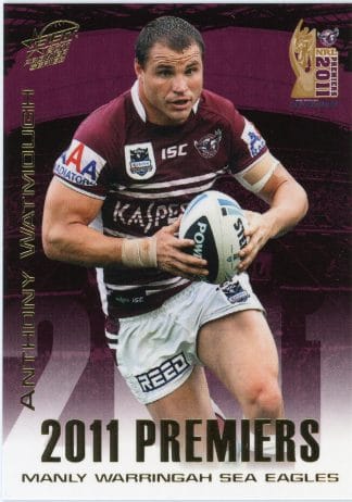 2011 NRL Premiers Set - PC12 Anthony Watmough Manly Sea Eagles