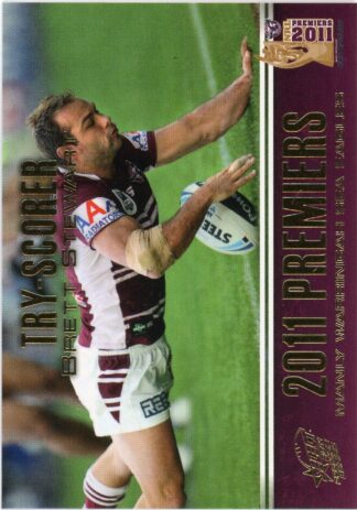 2011 NRL Premiers Set - PC19 Brett Stewart Manly Sea Eagles