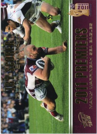 2011 NRL Premiers Set - PC21 Glenn Stewart Manly Sea Eagles