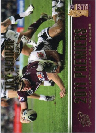 2011 NRL Premiers Set - PC22 Jamie Lyon Manly Sea Eagles