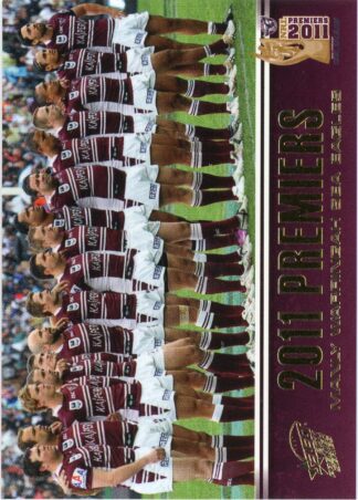 2011 NRL Premiers Set - PC23 Team Photo Manly Sea Eagles