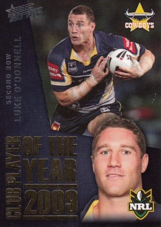 2011 NRL Strike 2009 Club Player Of The Year - CP09 Luke O'Donnell North QLD Cowboys