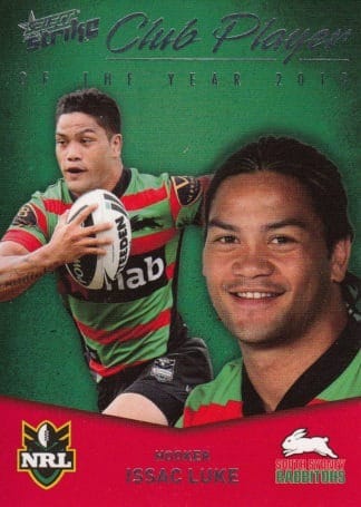 2011 NRL Strike 2010 Club Player Of The Year - CP29 Issac Luke South Sydney Rabbitohs