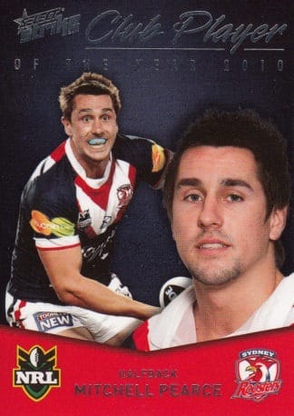 2011 NRL Strike 2010 Club Player Of The Year - CP30 Mitchell Pearce Sydney Roosters