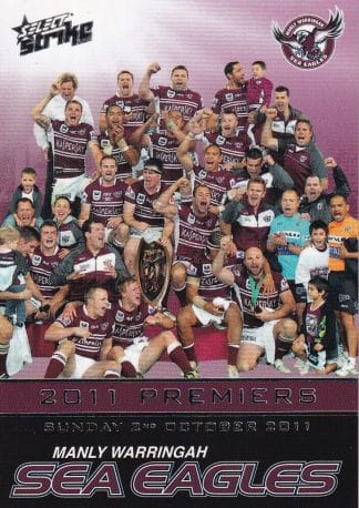 2011 NRL Strike Redeemed Premiers Set - Manly Sea Eagles