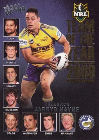 2011 NRL Strike 2009 Team Of The Year - TY01 Jarryd Hayne Parramatta Eels