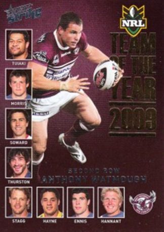 2011 NRL Strike 2009 Team Of The Year - TY07 Anthony Watmough Manly Sea Eagles