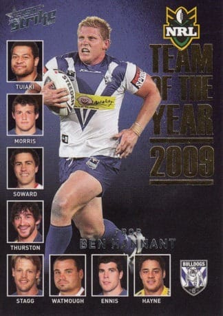 2011 NRL Strike 2009 Team Of The Year - TY09 Ben Hannant Canterbury Bulldogs