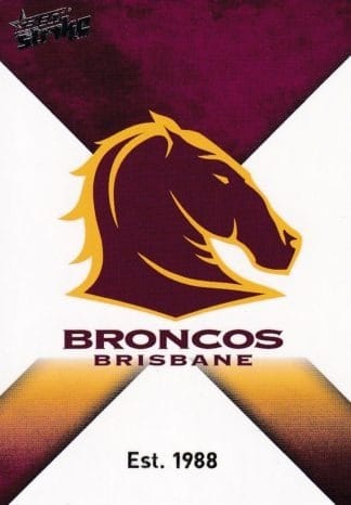 2011 NRL Strike Common Card - Base 005 Brisbane Broncos Logo