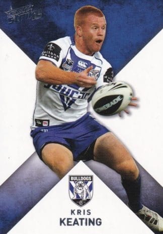 2011 NRL Strike Common Card - Base 023 Kris Keating Canterbury Bulldogs