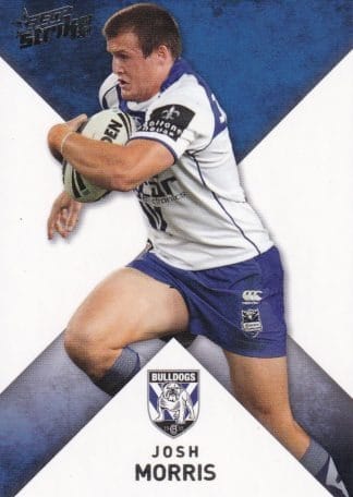 2011 NRL Strike Common Card - Base 024 Josh Morris Canterbury Bulldogs