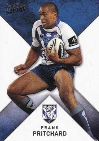 2011 NRL Strike Common Card - Base 025 Frank Pritchard Canterbury Bulldogs