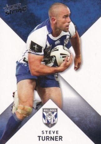 2011 NRL Strike Common Card - Base 028 Steve Turner Canterbury Bulldogs