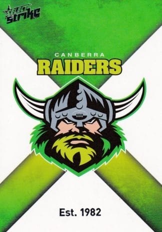 2011 NRL Strike Common Card - Base 029 Canberra Raiders Logo