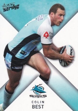 2011 NRL Strike Common Card - Base 043 Colin Best Cronulla Sharks