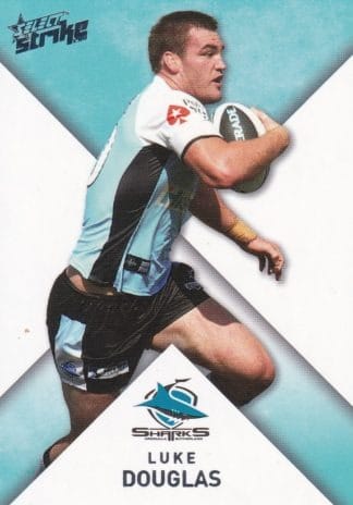 2011 NRL Strike Common Card - Base 044 Luke Douglas Cronulla Sharks