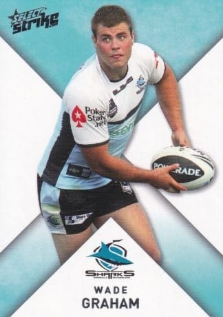 2011 NRL Strike Common Card - Base 046 Wade Graham Cronulla Sharks
