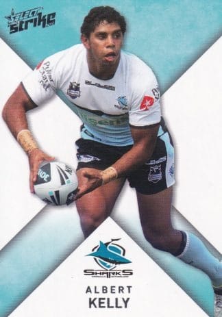 2011 NRL Strike Common Card - Base 047 Albert Kelly Cronulla Sharks