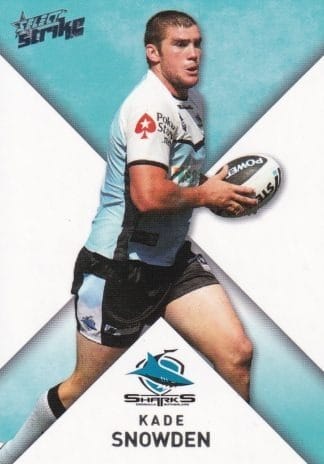 2011 NRL Strike Common Card - Base 051 Kade Snowden Cronulla Sharks