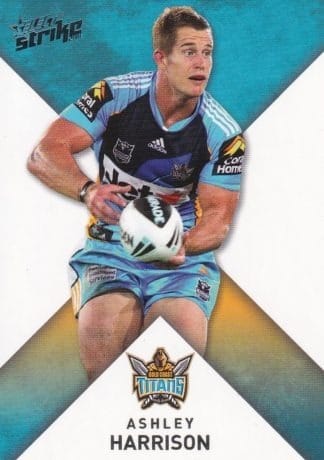 2011 NRL Strike Common Card - Base 059 Ashley Harrison Gold Coast Titans