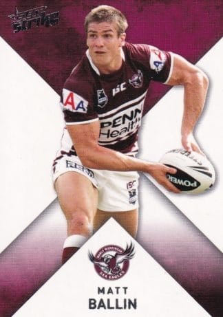 2011 NRL Strike Common Card - Base 067 Matt Ballin Manly Sea Eagles