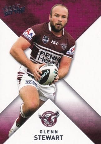 2011 NRL Strike Common Card - Base 073 Glenn Stewart Manly Sea Eagles