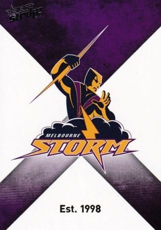 2011 NRL Strike Common Card - Base 077 Melbourne Storm Logo