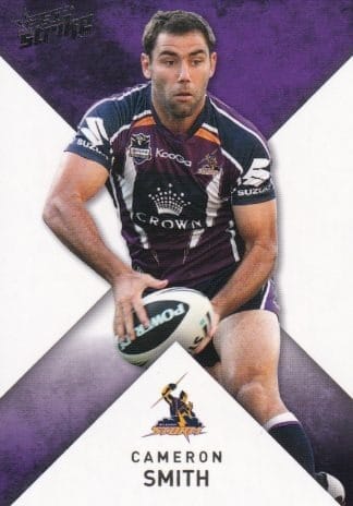 2011 NRL Strike Common Card - Base 078 Cameron Smith Melbourne Storm