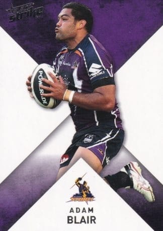 2011 NRL Strike Common Card - Base 079 Adam Blair Melbourne Storm