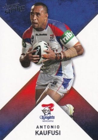 2011 NRL Strike Common Card - Base 095 Antonio Kaufusi Newcastle Knights