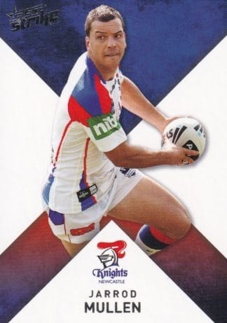 2011 NRL Strike Common Card - Base 097 Jarrod Mullen Newcastle Knights