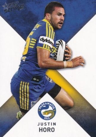 2011 NRL Strike Common Card - Base 117 Justin Horo Parramatta Eels