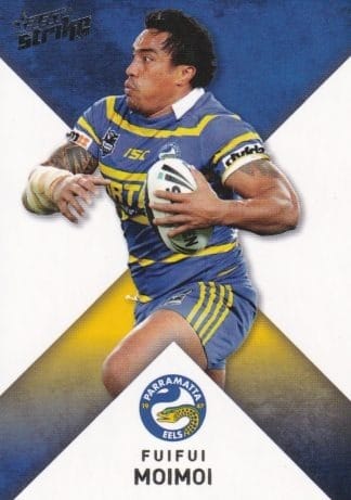 2011 NRL Strike Common Card - Base 120 Fuifui Moimoi Parramatta Eels