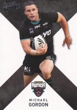 2011 NRL Strike Common Card - Base 131 Michael Gordon Penrith Panthers