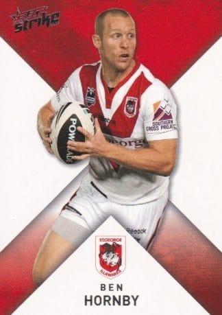 2011 NRL Strike Common Card - Base 138 Ben Hornby St George Dragons