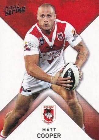 2011 NRL Strike Common Card - Base 140 Matt Cooper St George Dragons
